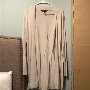BCBGMAXAZRIA Bell sleeve long cardigan